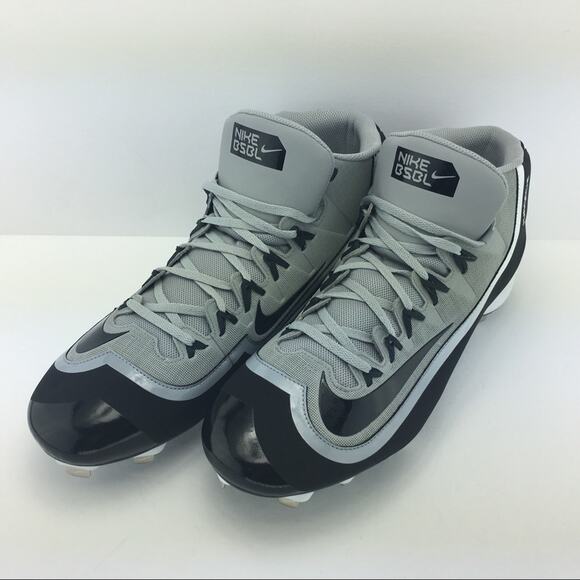 Nike Huarache 2KFilth Pro Mid Metal Men\'s Cleat Size 16